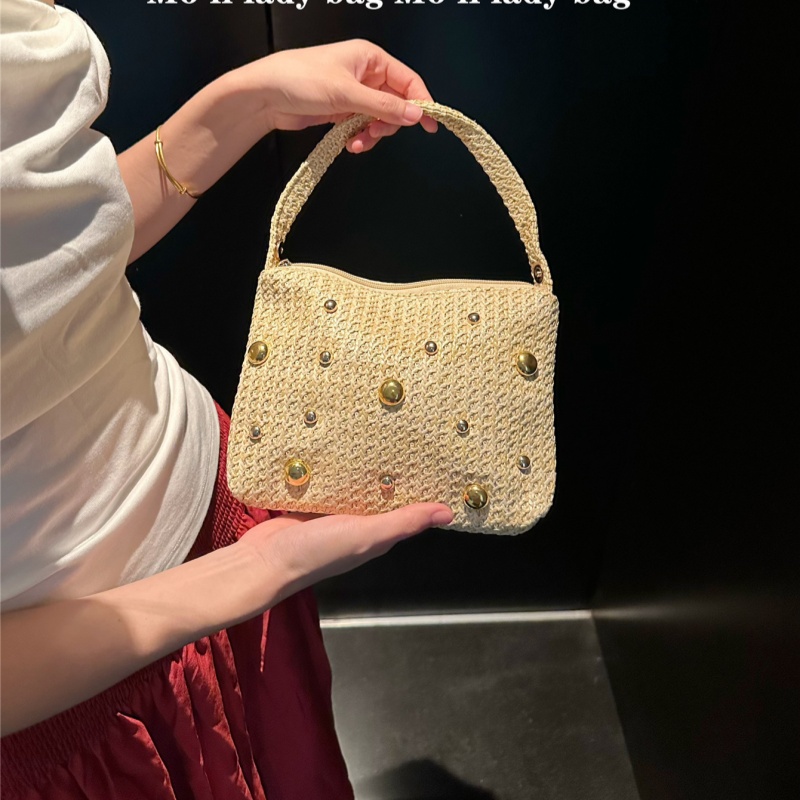 Driehoekige geweven stro clutc - Women'S Raffia Bags recensie en prijs