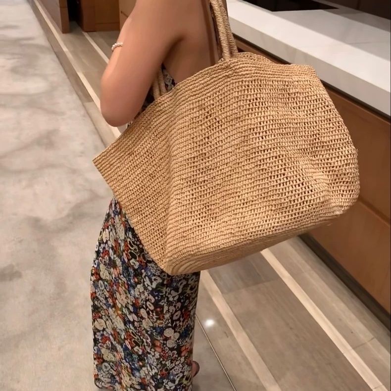 Mode natuurlijke stro raffia s - Women'S Raffia Bags recensie en prijs