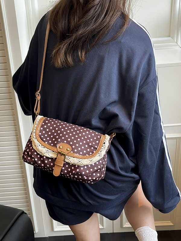 Retro Polka Dot Kantversiering - Women'S Young Bags recensie en prijs